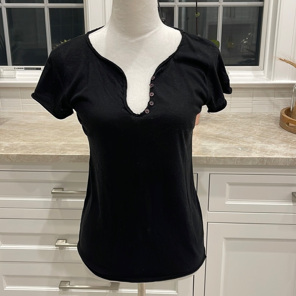 Zadig & Voltaire Black Short Sleeve Tee